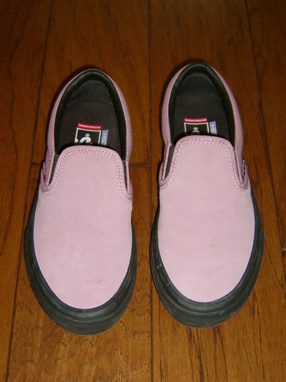 Vans Pink Suede Off the Wall Skateboard Shoes, Men's 7, GUC